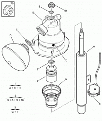 سیلندر تعلیق جلو C5