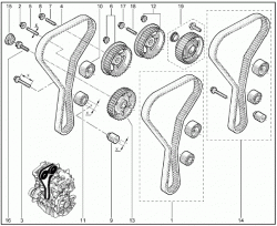 کیت تسمه تایم 2000