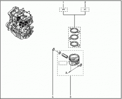 کیت زینگ وپیستون 2000